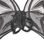 Карнавальный аксессуар «Крылья Бабочки» 90*71 см, черный