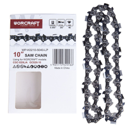 WORCRAFT Цепь для бензопилы, для электропил/ Цепь пильная 3/8" паз 1/3 мм, 40 зв. шаг 3/8, шина 10"