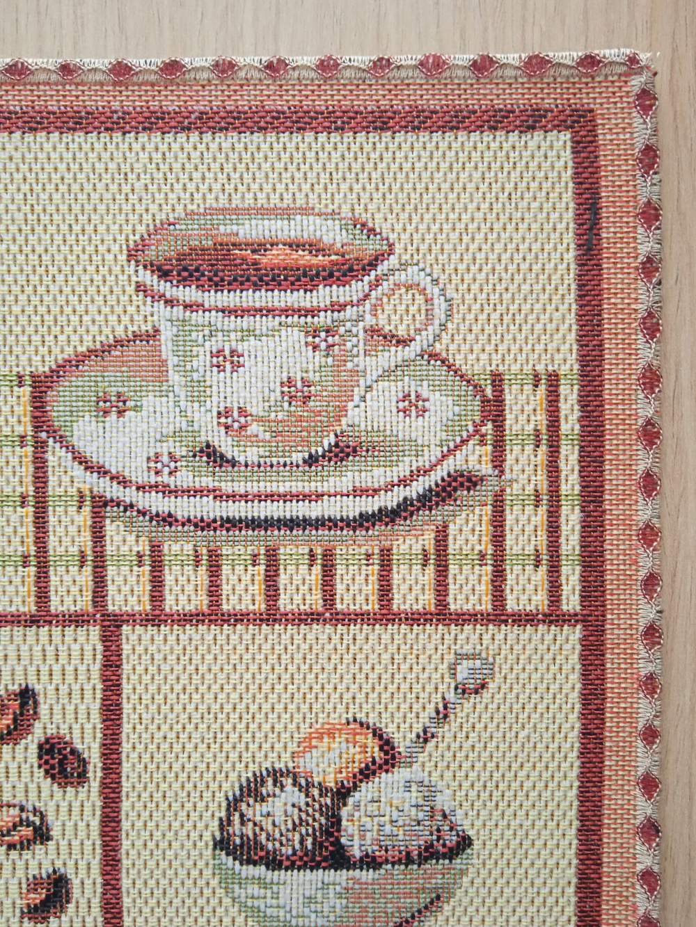 Декоративная гобеленовая салфетка Кофейная 32х45