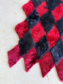 Меховой Коврик прикроватный накидка на кресло из овчины