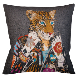 Подушка декоративная 45х45 Объект мечты Харли графит