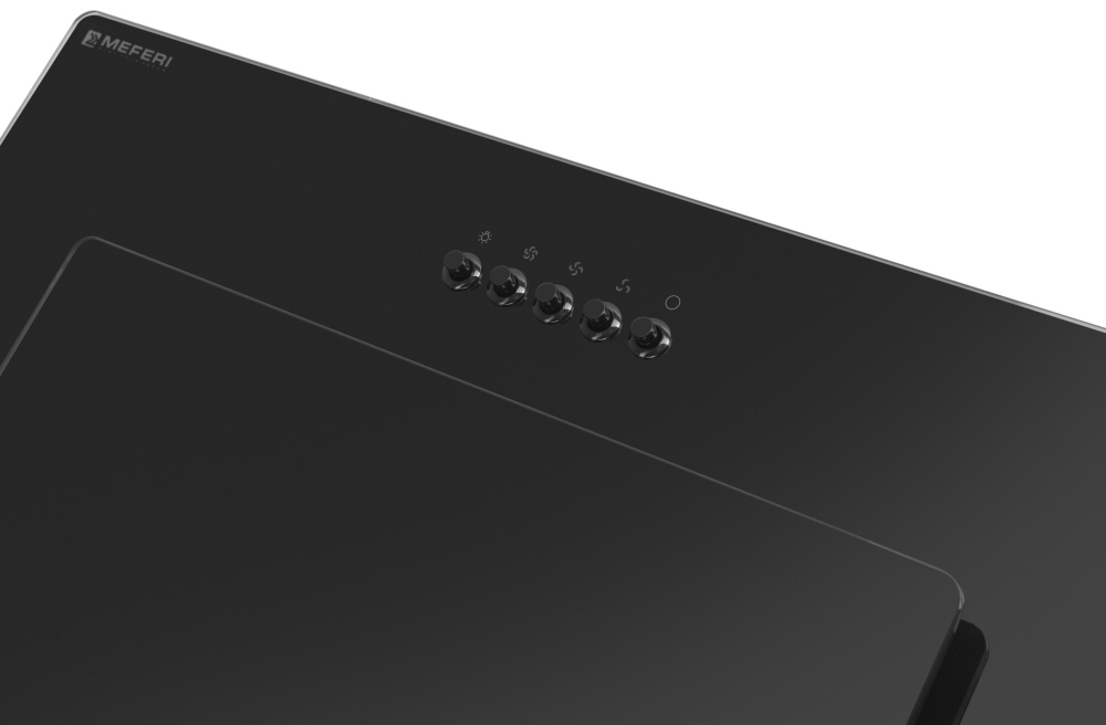 Наклонная пристенная вытяжка Meferi AIRBOX60BK POWER фото 9