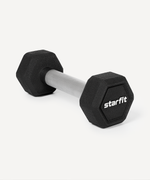 Гантель гексагональная STARFIT DB-301PRO 2 кг, обрезиненная, черный