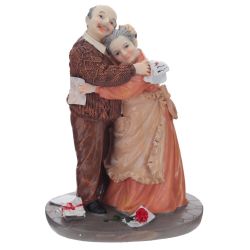GAEM Фигурка декоративная "Бабушка с дедушкой", L15 W11,5 H21 см