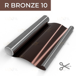 Пленка солнцезащитная зеркальная R BRONZE 10 LUXFIL, (на отрез)