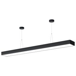 Светильник LED ЭРА Geometria SPO-114-B-40K-036 Block 36Вт 4000К 3000Лм IP40 1200*130*50 черный подвесной драйвер внутри | Декоративные светильники Geometria