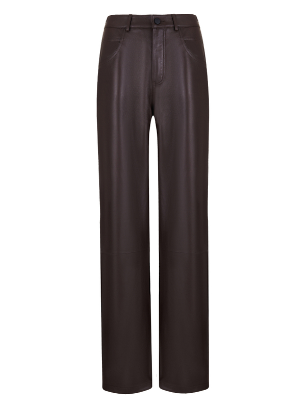 Trousers chocolate color