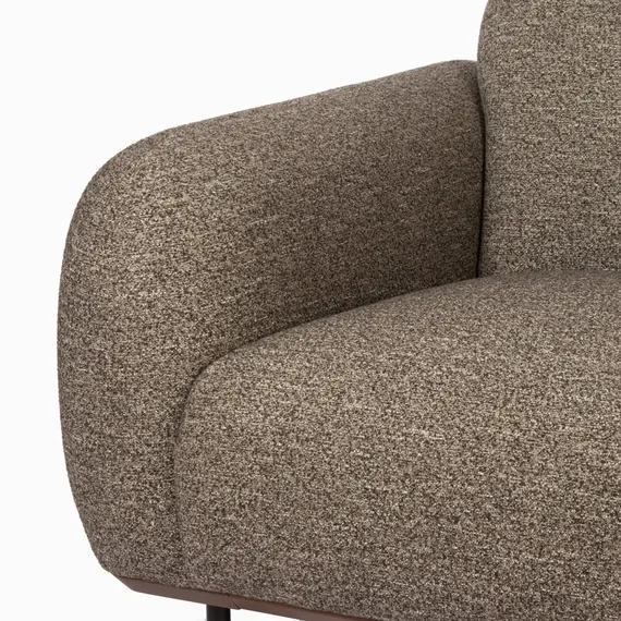 Кресло Blocco, серо-коричневое