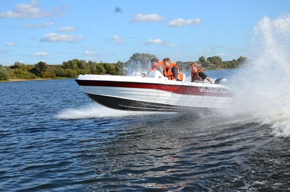 Алюминиевый катер SCANDIC HAVET 480 AL (белый)