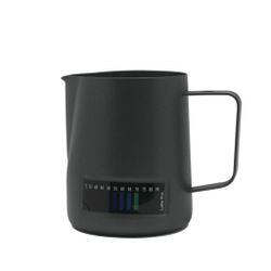 Питчер молочник 480 мл с инд. темп. Latte Pro Color черный тефлон d 8,2/7,1 см h10,7 см нерж. P.L.