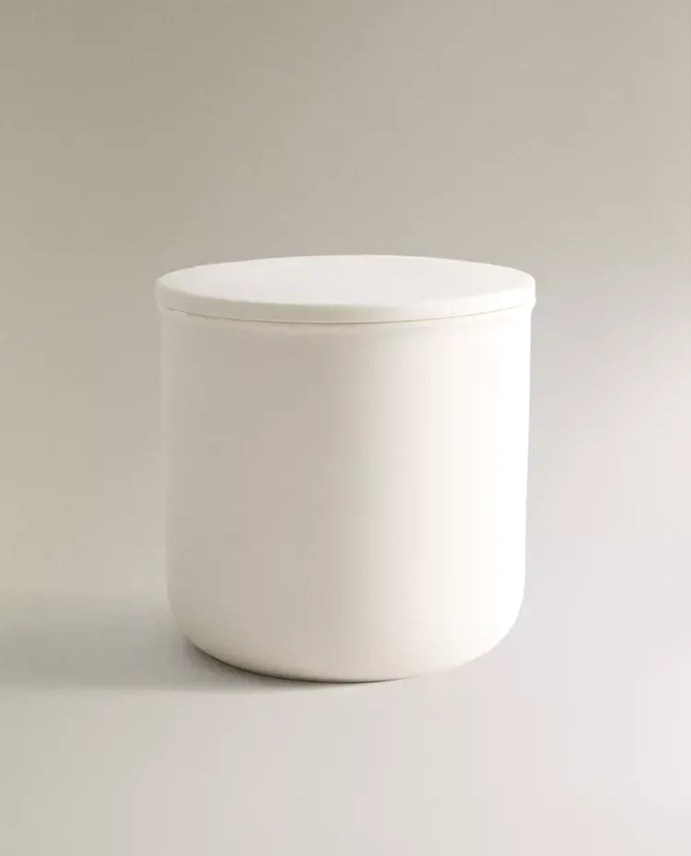 ZARA HOME БАНОЧКА ДЛЯ ХРАНЕНИЯ ИЗ КЕРАМИКИ, БЕЛЫЙ