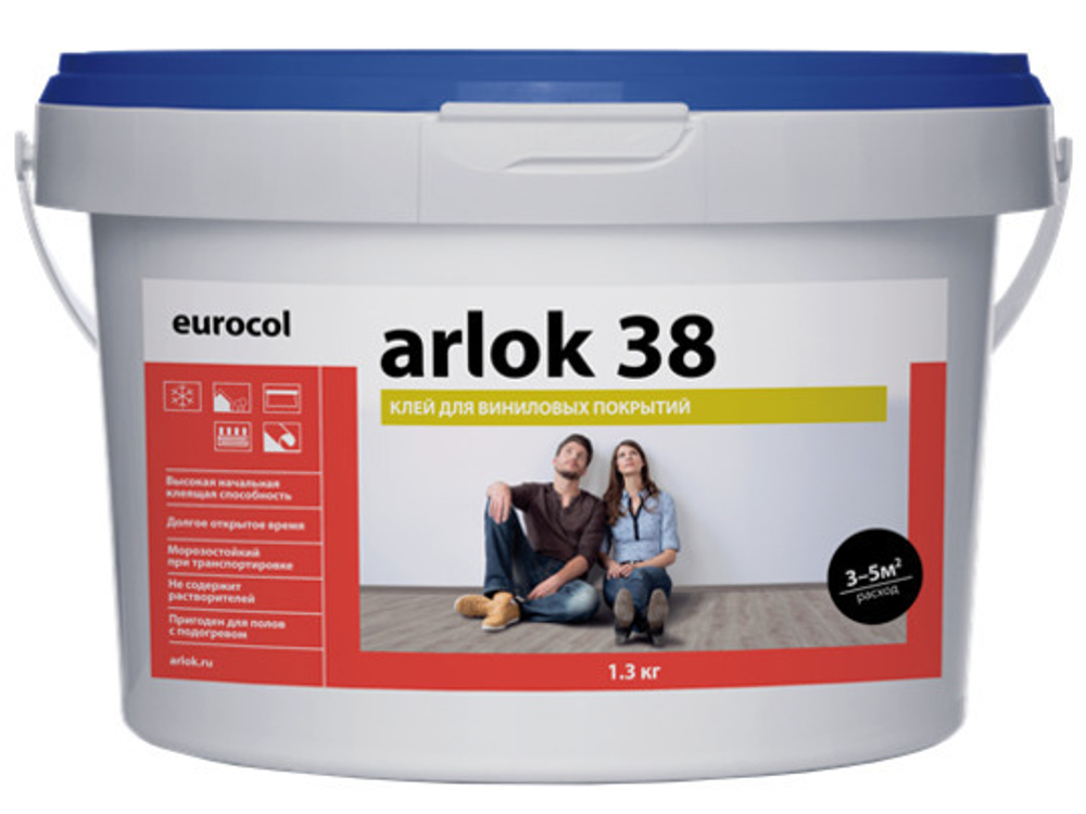 Клей водно-дисперсионный Eurocol Arlok 38 1,3 кг