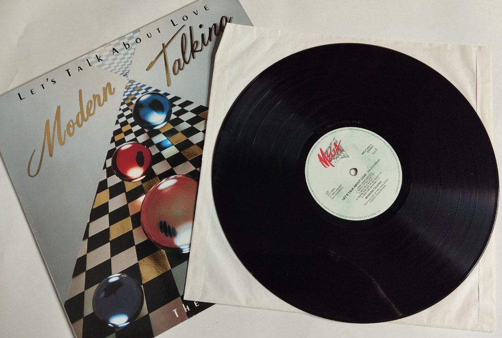 Винтажная виниловая пластинка LP Modern Talking Lets Talk About Love The 2nd Album (Sweden 1985)