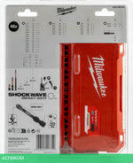 Набор бит Milwaukee Shockwave 48шт в пластиковом кейсе (4932492005)