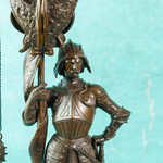 Парные канделябры с фигурами рыцарей