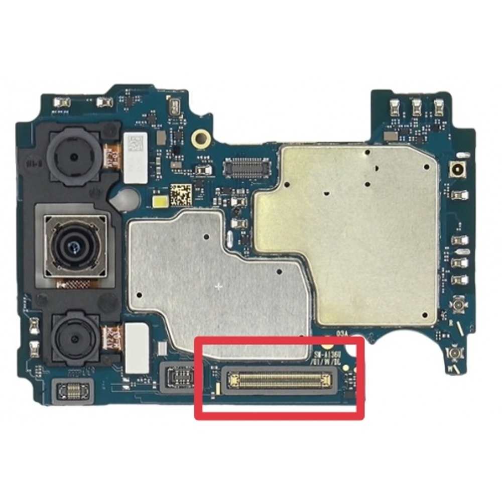 Samsung Galaxy A13 5G (SM-A136B)
-FPC коннектор дисплея (на плату)