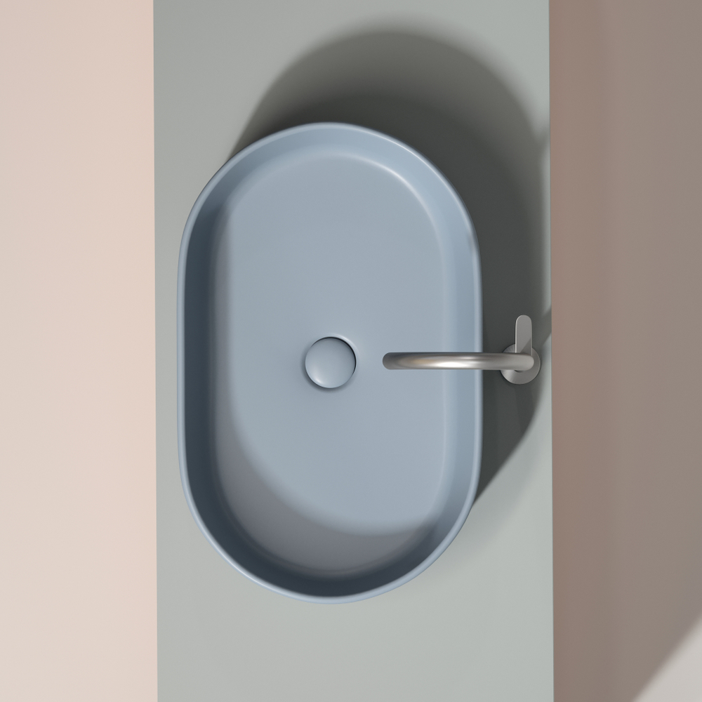 Раковина Ceramica Nova Element 60 см CN6048MHL серо-голубая