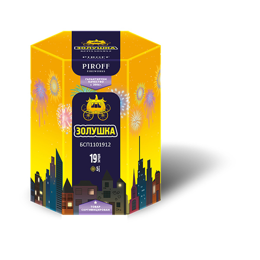 Батарея салютов PIROFF "ЗОЛУШКА"