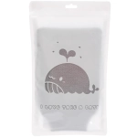 Мочалка-варежка для тела детская «Water Magic - Единорожек Лучик», цвет сиреневый, 24,5*14 см (ZIP пакет)