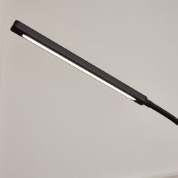 ULM-T619 10W-3000-6500K-DIM BLACK Торшер напольный светодиодный. 10W. с регулировкой наклона. Сенсорный выключатель. Диммер. Черный. ТМ Uniel