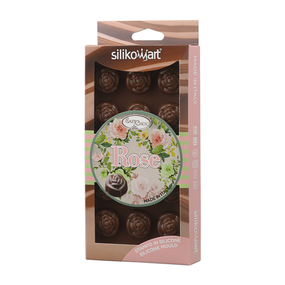 Форма силиконовая для приготовления конфет rose, 11x21 см