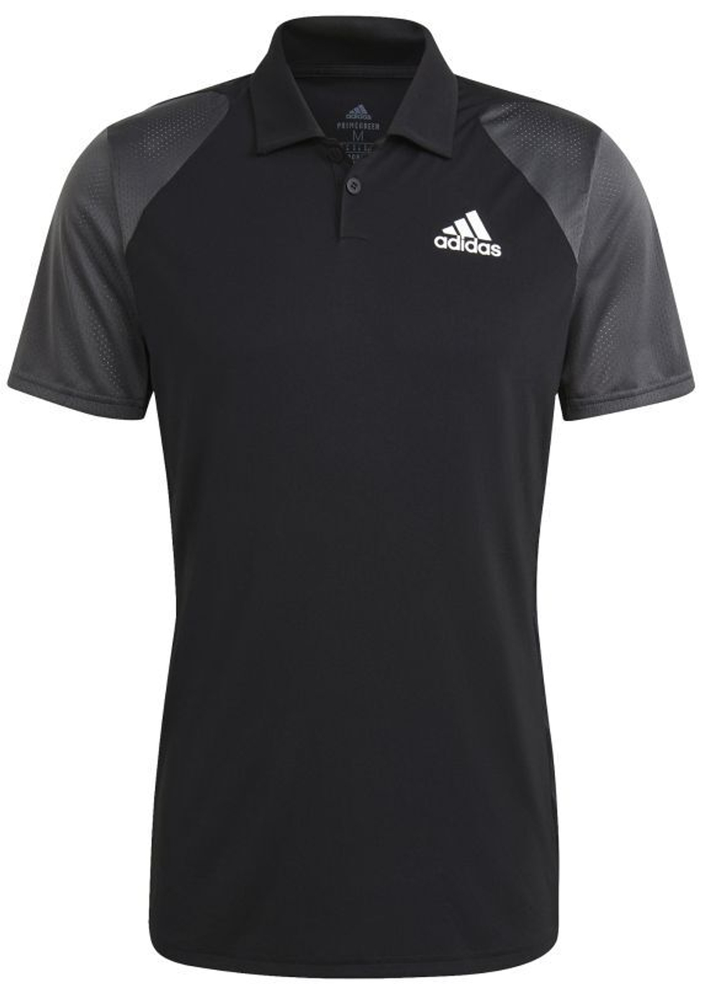 Мужское поло теннисное Adidas Club Polo - black/grey six/white