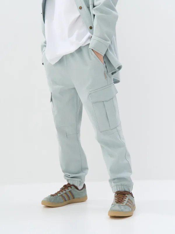 Джинсы карго 