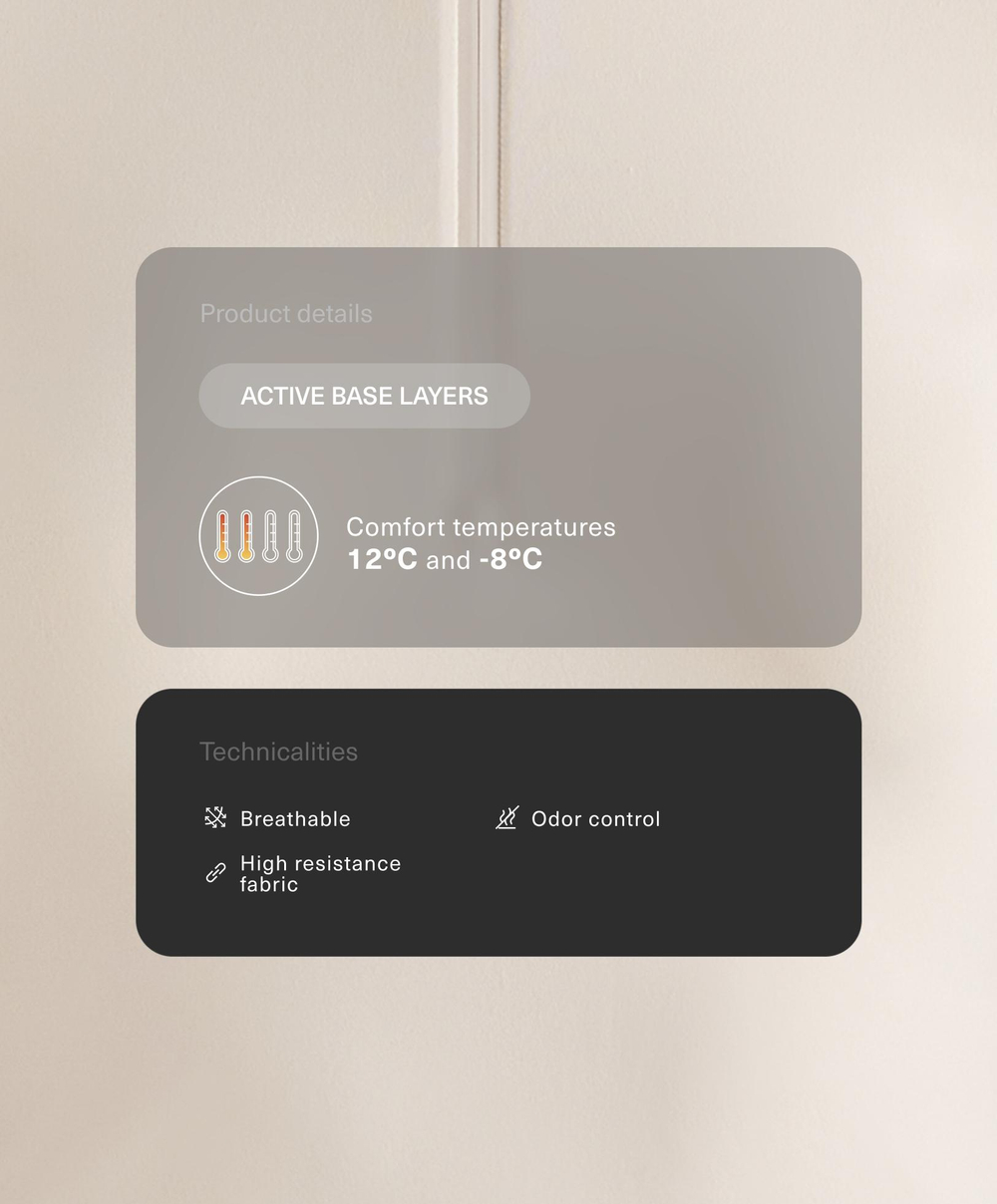 Oysho Термофутболка с застежкой-молнией, норка