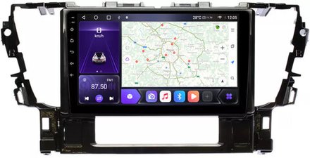 Магнитола для Toyota Alphard H30, Vellfire 2 2015-2023 - Carmedia EW-1101 QLed, Android 12, TS10, CarPlay, 4G SIM-слот