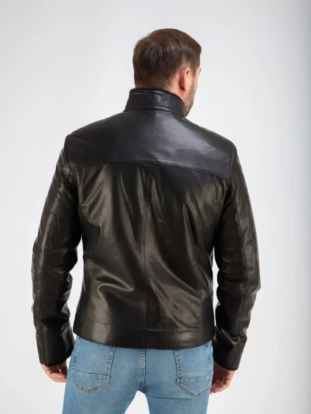 Дубленка мужская натуральная куртка зимняя Турция