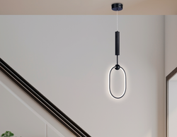 Ambrella Подвесной светодиодный светильник с пультом Line FL10577