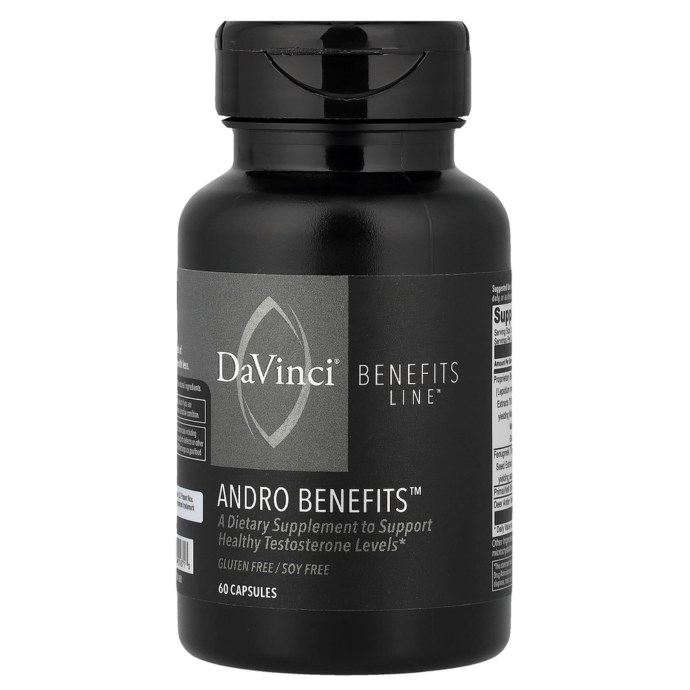 DaVinci Laboratories, Benefits Line™, Andro Benefits™, 60 капсул