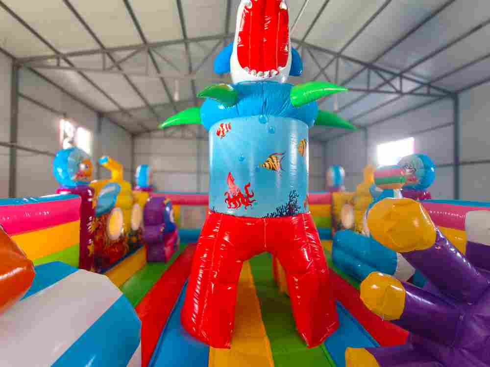 Коммерческий надувной батут "На морском дне" 7*6*5 м