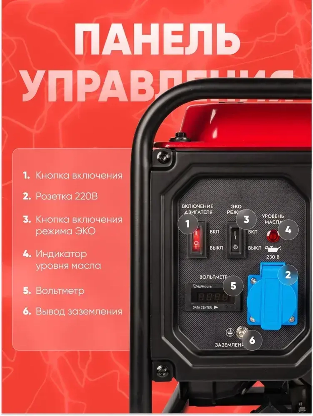 Генератор бензиновый инверторный Hayabusa 3800IO (3500 Вт) 27 кг электрогенератор 3.5квт