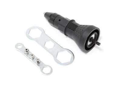 Адаптер-заклепочник для дрели (2.4, 3.2, 4.0, 4.8мм, min 11Nm, max 1000 об/мин), в блистере RockForce##Rock FORCE RF-6786