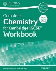 Complete Chemistry for Cambridge IGCSE® Workbook Oxford University Press