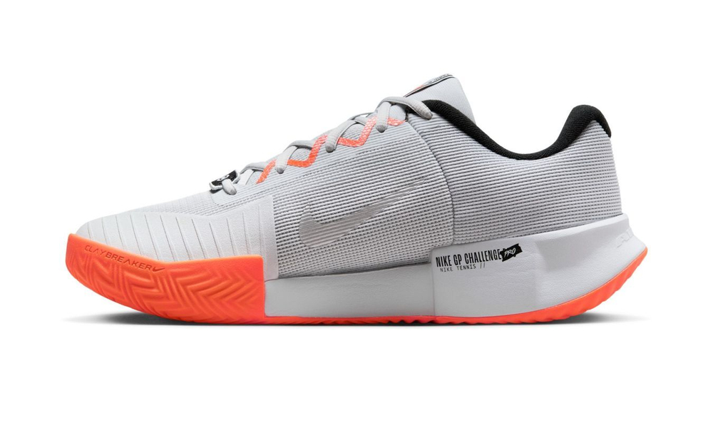 Мужские кроссовки теннисные Nike Zoom GP Challenge Pro Clay Premium - серый