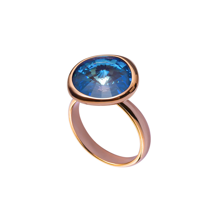 Кольцо Fiore Luna Ocean Delight K1902.21 BL/RG