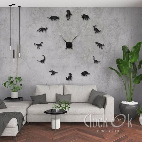 Настенные 3D часы Dino