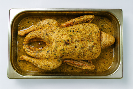 Тушка гуся в пряном маринаде (4-4,5кг) (OLD)