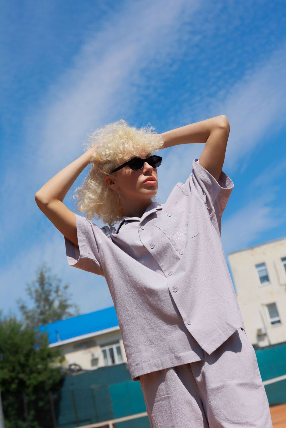 Рубашка Ruff Global Boiled Cotton Powder