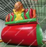 Батут-горка "Лев" 12*7.5*9 м