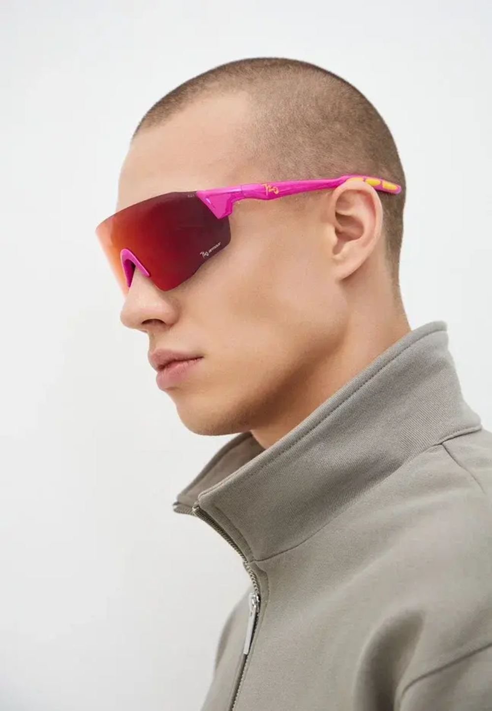 Спортивные очки с диоптриями 720armour Kamikaze Cylinder / Geisha Purple / Smoke Full Red Ti Lens