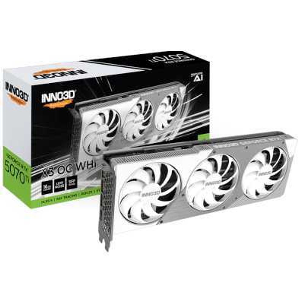 Видеокарта Inno3D nVidia GeForce RTX 5070 Ti X3 OC 16Gb N507T3-16D7X-176068W