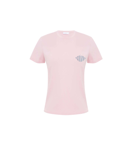 Футболка из хлопка пима розовый