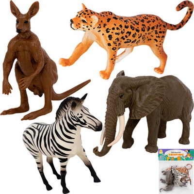 Набор животных Levatoys MK2207-13 Сафари в пак.