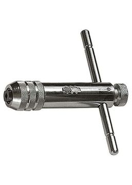 Вороток для метчиков М5 - М12, хромированный, с трещоткой Matrix 76907