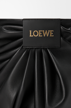 Loewe Сумка-тоут Draped из мягкой овечьей кожи наппа, черный