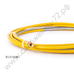 Канал 1,2-1,6мм сталь желтый, 3м (124.0041/GM0540, пр-во FoxWeld/КНР)