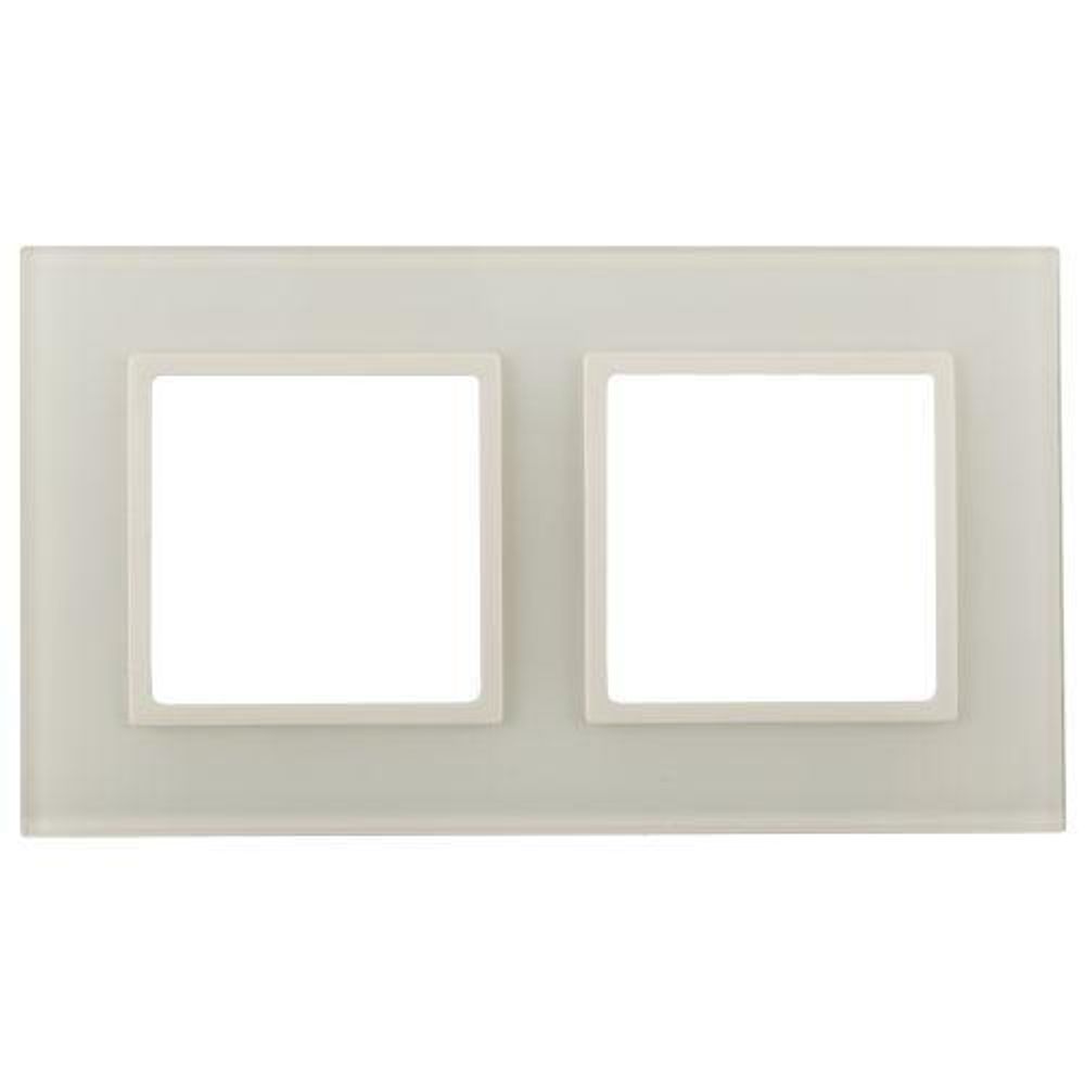 Рамка 2-м 14-5102-02 стекло Elegance сл. кость+сл. кость ЭРА Б0034489 Рамка 2-м 14-5102-02 стекло Elegance сл. кость+сл. кость ЭРА Б0034489